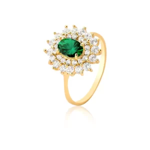Anel Solitario em Ouro 18k