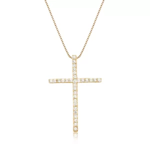Pingente de Crucifixo  em Ouro 18k